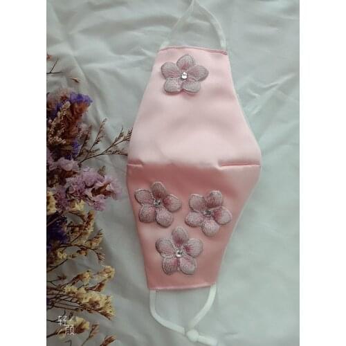 Luxury Velvet Pearl CCB Beaded Cotton Decoration Mask Cover Face Accessories for Women Bling Rhinestone Pearl Mask Jewelry