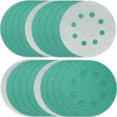 50PCS 5in Wet Dry Sanding Discs Random Orbital Sandpaper Grit 800 Automotive