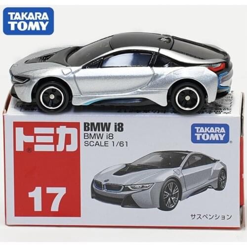 Takara Tomy Tomica BMW I8 Technology Future Alloy Diorama Super Sport Car Model Collection Miniature Carros NO17 Toys