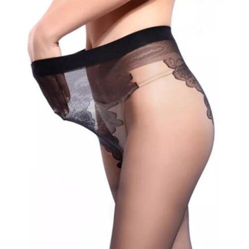 Womens Tights Summer 10D Bikini Stockings Sexy Lingerie Female Hosiery Seamless Fishnet Ultra-thin Butterfly Pantyhose Stocking