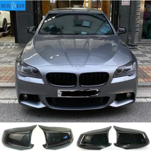 1 Pair Gloss Black Mirror Covers Left Right Side Rearview Mirror Cover Cap For BMW F10 F11 F18 pre-lci 11-2013 5 Series