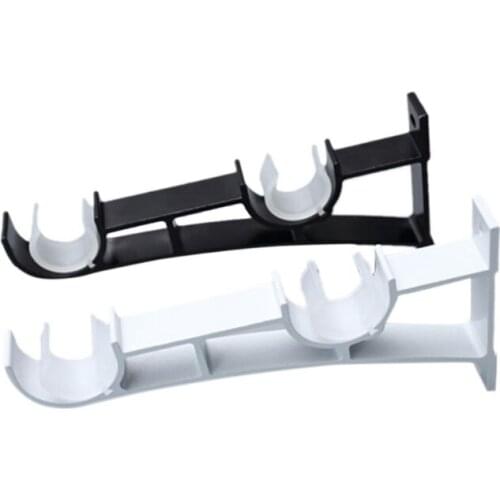 2pcs/set Double Curtain Rod Brackets Window Hardware Holder Home Decor