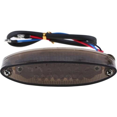 28 LEDs 3W 12V Motorcycle Rear Light Led Bike Rear /Tail / Stop / Brake ellipse Light Number Plate Light Lighting