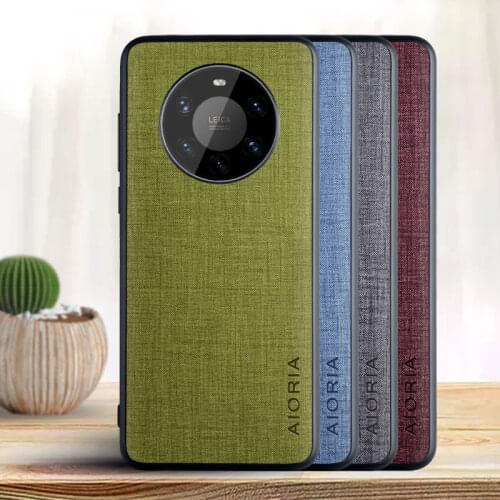 Case for Huawei Mate 40 Pro Plus funda Cross pattern PU Leather skin soft TPU hard phone cover coque for huawei mate 40 pro case