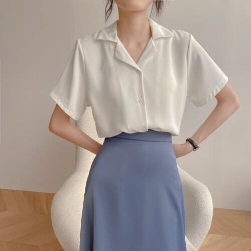 JINGZHI Blue Blouses
