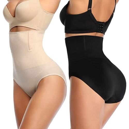 Women Waist Trainer Tummy Control Shapewear Body Shaper Hi-Waist Butt Lifter Thigh Slimmer