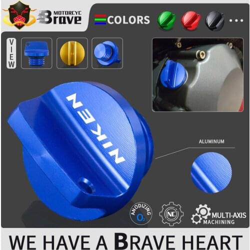 Motorcycle Engine Oil Filler Cap For YAMAHA NIKEN 2018 2019 2020 2021 CNC Engine Oil Filler Screw Cover Plug M20*2.5