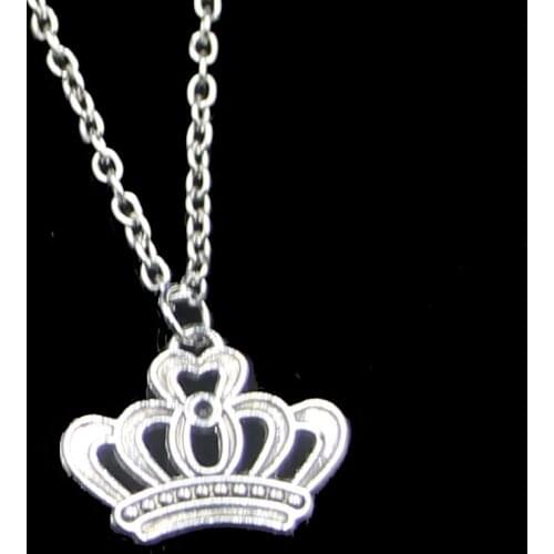 Fashion 22*18mm Imperial Royal Crown Pendant Necklace Link Chain For Female Choker Necklace Creative Jewelry party Gift
