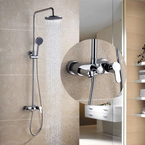Manufacturers selling all copper lift shower hot and cold shower set DS33011 supercharged shower faucet