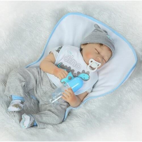 55cm Real Reborn Babies Sleeping Doll Newborn Toys for Childrens Birthday Gift Realistic Baby Doll Girl Toy Gifts
