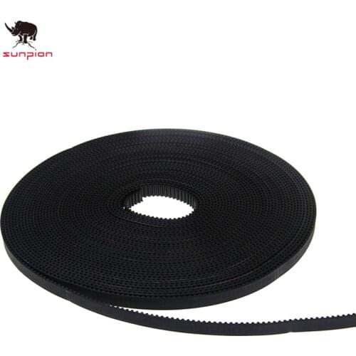 5m/lot GT2-6mm open timing belt width 6mm GT2 belt Rubbr Fiberglass cut to length for 3D printer Parts 1PCS
