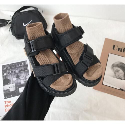 2021 Women Summer Fashion New Simple Slip Sandals Outdoor Casual Flat Soft Comfort Beach Shoes