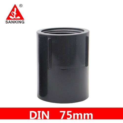 Sanking 75mm PVC Female Adaptor Plastic Water Supply Pipe Fittings High Quality Easy Install Detachable Irrigation Tools
