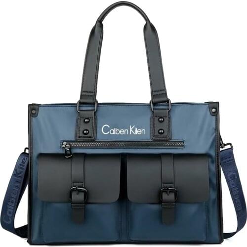 Men Leather Shoulder Bag Large Capacity 15 Inch Laptop Briefcase Bags for Documents Messenger Bag Casual Business travel bag