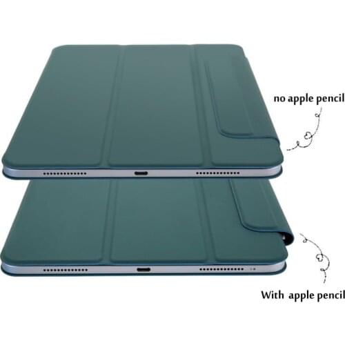 Slim Funda 3 Folding Flip Stand Shell for IPad Air 4 10.9 2020 IPad Pro 11 2018 2020 Cover Secure Magnetic Buckle Smart Case