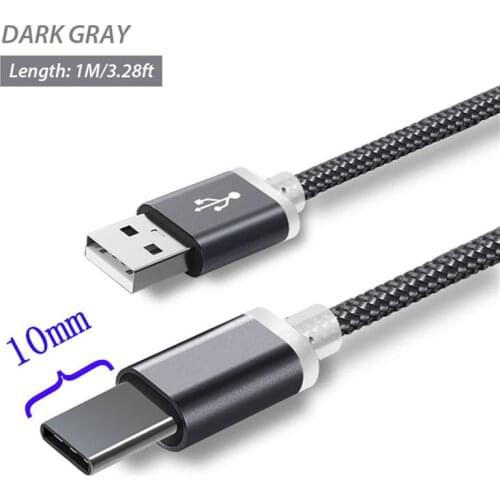 10mm Long USB Type C Extended Connector Charging Cable For Umidigi Future Crystal S2/Pro Ulefone Power 3s Armor 7 6 3WT 6e 5s