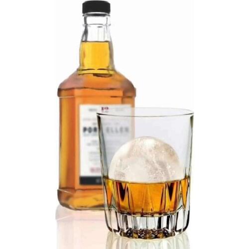 4 Cavity Ice Maker Form Flexible Silicone Whiskey Cocktail DIY Round Ball Grid Party Bar Kitchen Tool