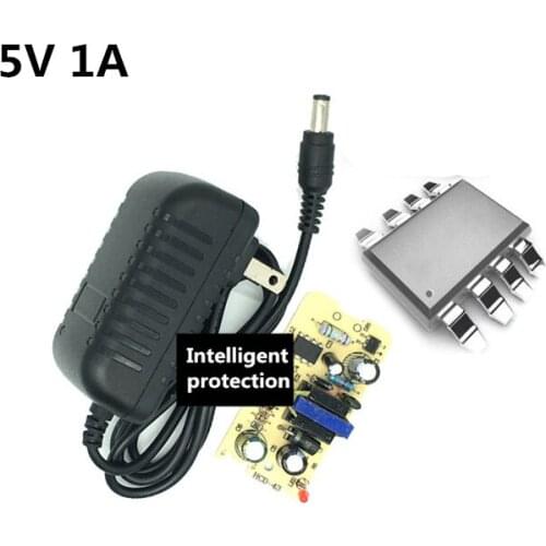 AC/DC Power Adapter Supply Charger 5V 1A US Plug 5.5mm x 2.1mm Switching Power Supply for led light lamp monitor AC 100-240V