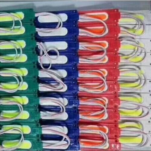 DC12V 2W COB LED Module IP67 Waterproof Injection Molding Light Led Sign Backlights for channel letter and advertising