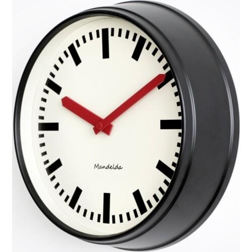 Round Metal Nordic Wall Clock Silent Simple Kichen Decoracion Wall Art Decor Clock Sticker Horloge Murale Room Decor