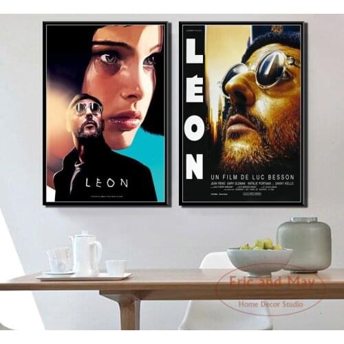 Leon Classic Movie Art Painting Vintage Canvas Poster Wall Home Decor