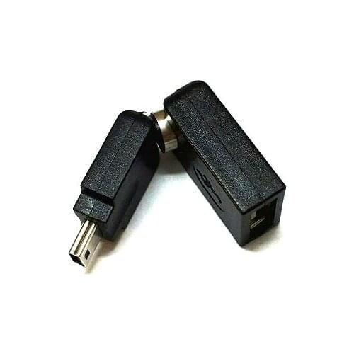 Hot Sell USB 2.0 A female to Mini 5 pin Male Adapter 360 Free Rotating Adapter Converter Portable for travelling