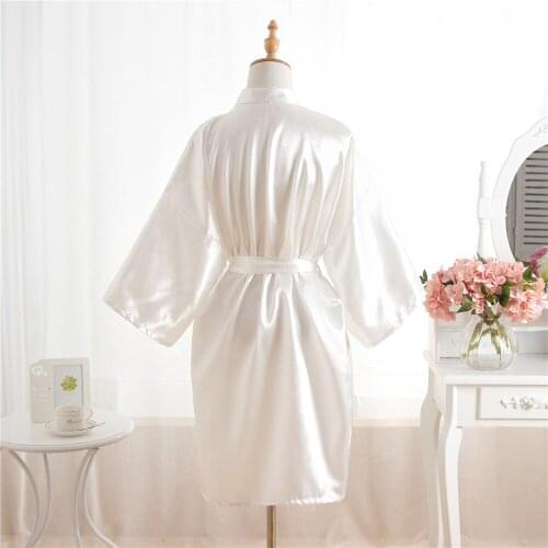 Plus Size Fashion Ladies Summer Mini Kimono Short Robe Bath Gown White Chinese Women Rayon Yukata Nightgown Pijama Mujer Mds002