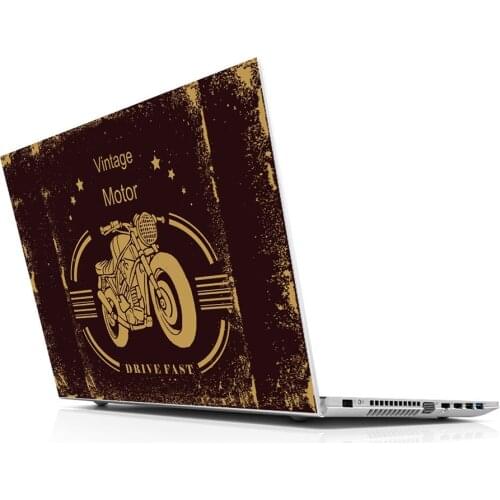 Sticker Master Vintage Motor universal laptop skin for 13 14 15 15.6 16 17 19 "inc notebook decal for Mac, dell, Acer, HP, Toshiba, Asus