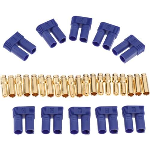 Great Performance 5 Pairs EC5 5mm Banana Plug Connector For RC ESC LIPO