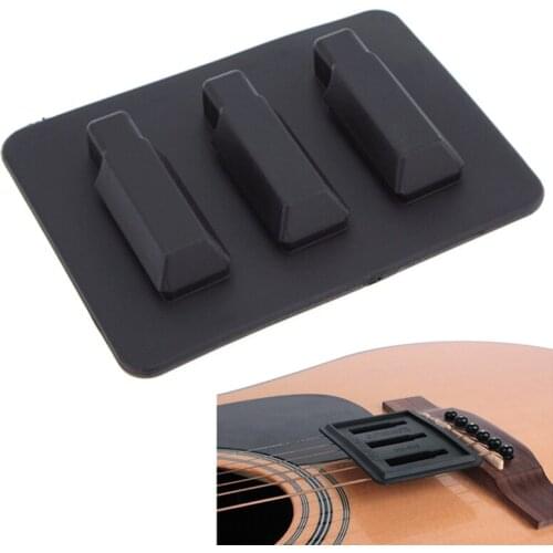 Practical Acoustic Classical Guitar Mute Silica Gel Practice Silencer Parts Accessories