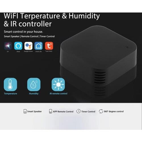 Tuya Smart WiFi Infrared Remote Controller Universal WIFI Control With Temperature/Humidity Detector Support Alexa Google Home