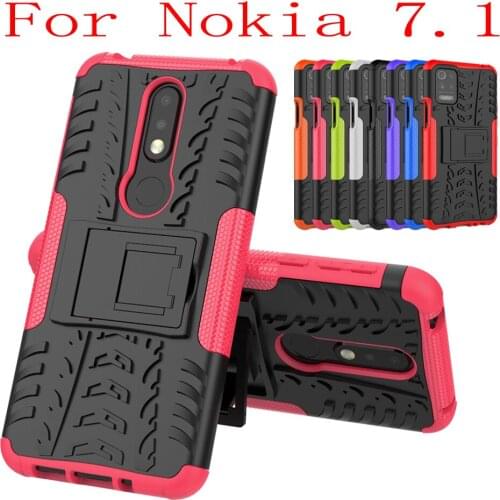 Sunjolly Case for Nokia 7.1 Wallet Stand Flip PU Leather Phone Case Cover coque capa Nokia 7.1 Case Nokia 7.1 Cover