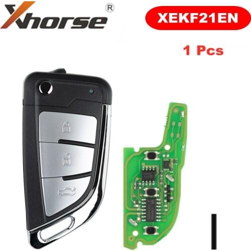 Xhorse XEKF21EN VVDI Super Remote Knife Type 3 Buttons with VVDI Super Chips work with VVDI2/VVDI Key Tool