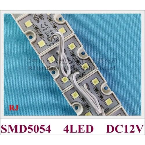 New arrival high bright LED light module SMD 5054 LED module waterproof DC12V 4 led 1.6W IP66 35mm*35mm CE ROHS free shipping