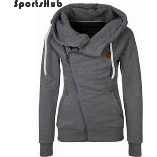 SPORTSHUB Regular Training Women Hoodies Sweatshirts Knitted O-neck Sport Exercise Ladies Hoodies Sweatshirts SAA0049