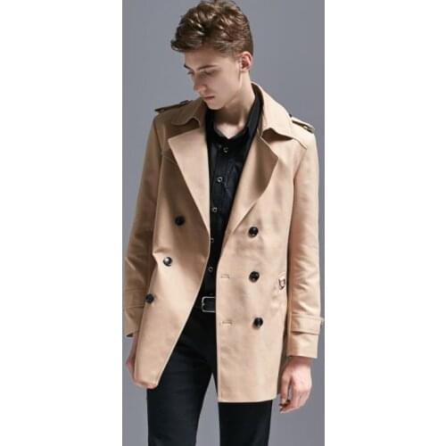 Fashion 2020 new designer Double-breasted trench coat men overcoat long sleeve mens clothing casaco masculino spring autumn 6XL