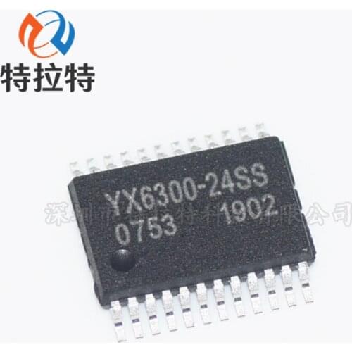 10pcs/lot YX6300-24SS Voice MP3 Console Chips Programme Industrial Serial TTL9600 Baud Rate Brand New & Original