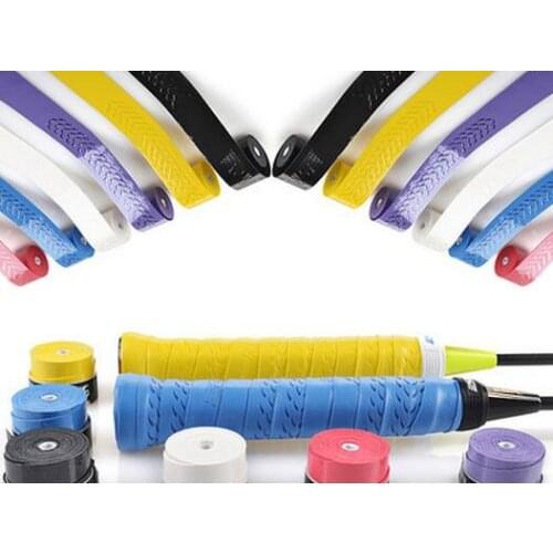 110CMx2.5CM Anti-Slip Breathable Badminton Racket Overgrip Durable Self-Adhesive Rubber Sweatband