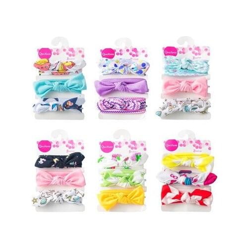 3Pcs/Set Baby Headband For Girls Flower Turban Children Hairband Hair Accessories