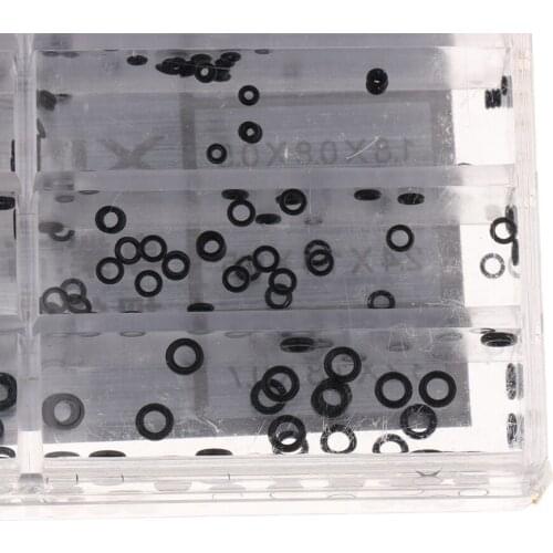 500pcs Boxes Of Watch O-Ring Gasket Seal Rubber Washer Waterproof 1.5-2.52mm