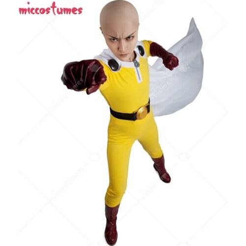 Anime One Punch Man Saitama Cosplay Costume Unisex Clothing
