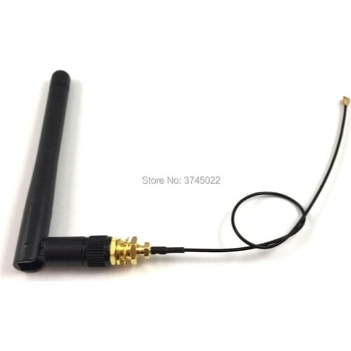 2pcs 3ghz Gsm Antenna 3dbi WIth Sma Male Plug With 2pcs Sma Female to Ipex ufl Conenctor Pigtail Cable RF 1.13 15cm