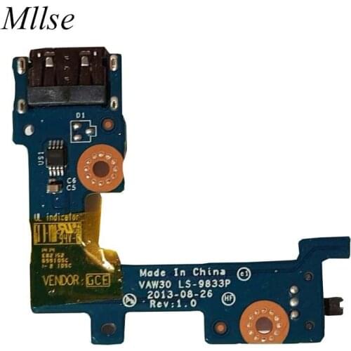 Free Shipping FOR Dell Latitude E5440 WiFi Switch USB Port IO Circuit Board PP2TH 0PP2TH VAW30 LS-9833P fully tested