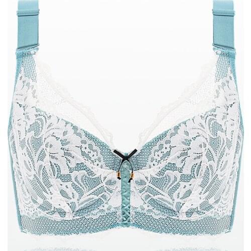 Womens Full Cup Support Underwire Lace Bra 34 36 38 40 42 44 46 B C D E F G H I J