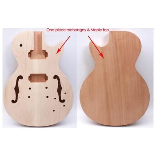 Electric Guitar Body One-piece Mahogany Hollow Body Guitar Accessories