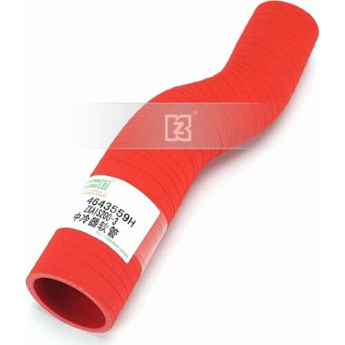 For Hitachi ZX200-3/ZAX210-3 Intercooler Hose Intercooler Rubber Air Intake Pipe 4643559H Excavator Parts