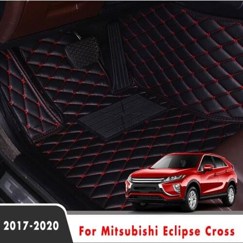 For Mitsubishi Eclipse Cross 2020 2019 2018 2017 Car Floor Mats Decoration Carpets Auto Interior Styling Parts Carpets Protect