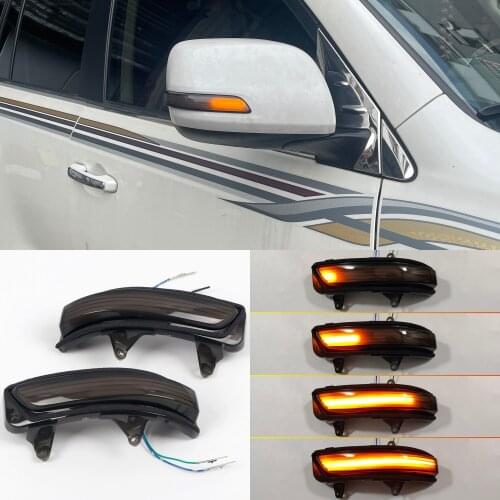 For Toyota Land Cruiser Prado J150 2010-2021 Dynamic Turn Signal Lights LED Side Mirror Indicator Sequential Lamps