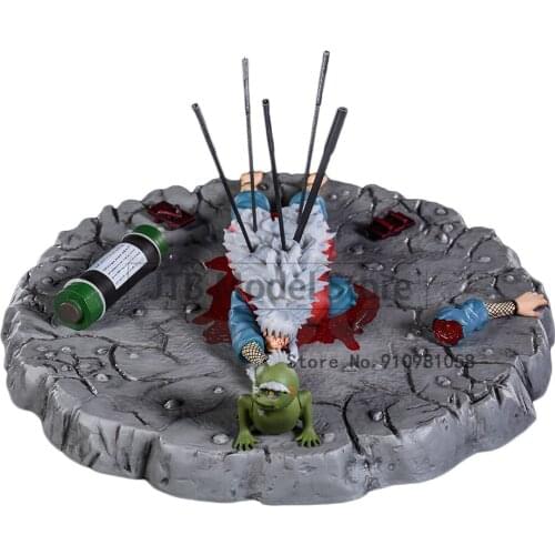 Naruto Shippuden Anime Action Figure Jiraiya Figma Model 25CM Ero-sennin Gama Sennin Death Statue Collectible Toys For Children