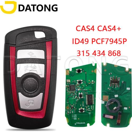 Datong World Car Key For BMW F CAS4 CAS4+ FEM BDC System 3 5 7 Series 3 Button Car Remote Key 315Mhz/433Mhz/868Mhz Keyless Entry
